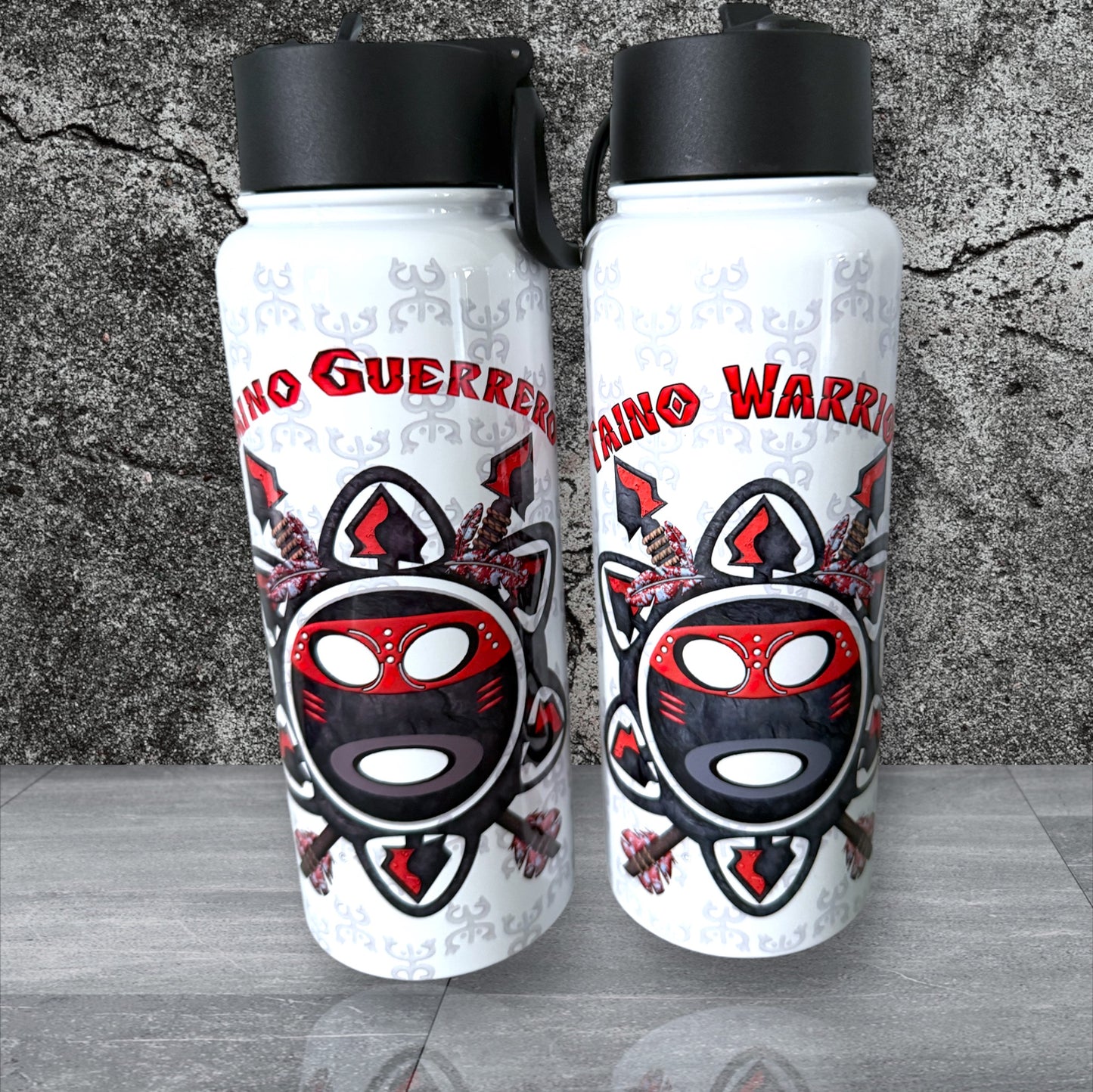 Taino Guerro  (Taino Warrior) 30 oz Water Bottle.