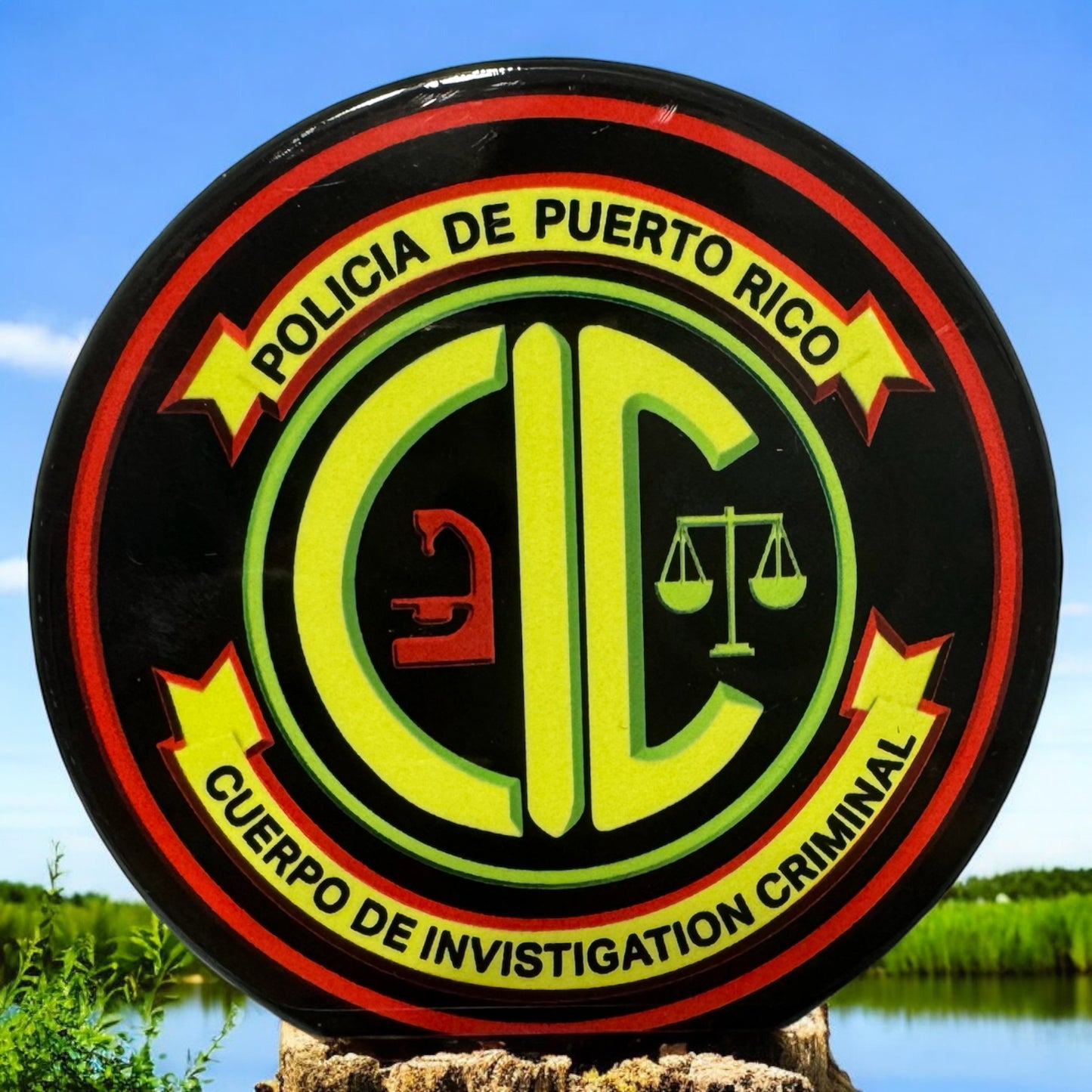 Drink Coaster/ Porta Vasos Policia De Puerto Rico